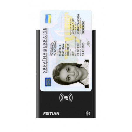 Бездротовий Зчитувач ID паспортів bluetooth Feitian